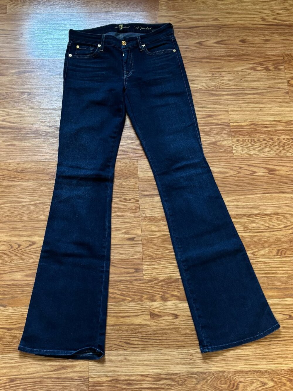 7 For All Mankind Dark A Pocket Jeans